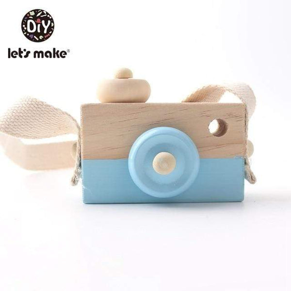Planet Gates 5 Let'S Make 1Pc Wooden Baby Toys Fashion Camera Wood Pendants Montessori Toys For Kids Wooden Diy Present Nursing Gift Baby Block