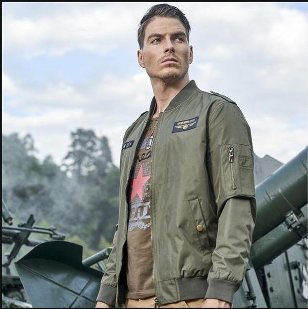 Planet Gates 5 / M Jacket Men Plus Size 6XL Military tactical jacket  masculino Pilot Bomber Jacket