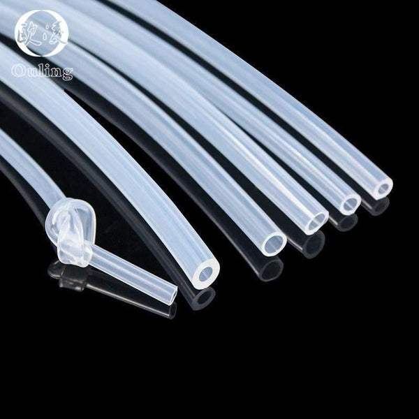 5 Meters/ 2 Meters Free Shipping Food Grade Silicone Tube Antifreeze Hose Pump Tube ID2 4 5 6 7 8 10 Mm Transparent VMQ