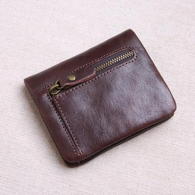 Planet Gates 5 Mini purse women's leather short men's wallet leather Korean version of the young ultra thin vertical wallet soft leather