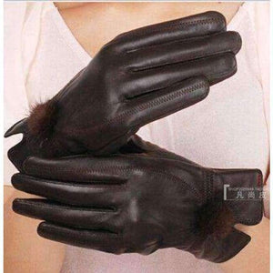 Planet Gates 5 / One Size Cheap price discount 2017 100%   genuine leather gloves female sheepskin gloves women's thin thermal mink hair ball fashion