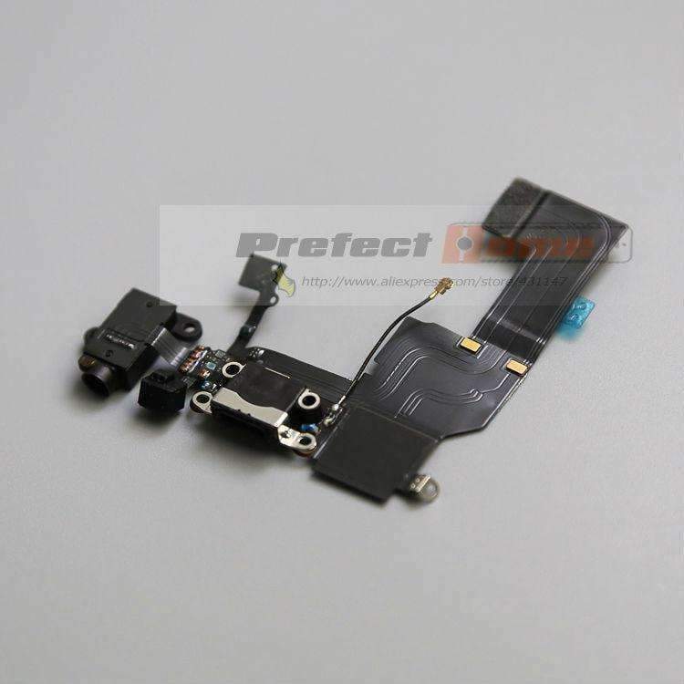 Planet Gates 5 pcs/lot for iPhone 5c USB Charging Port Charger Dock Connector Flex Cable Ribbon Replacement for iPhone 5c