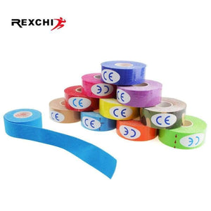 Planet Gates 5 Pcs/lot Sport Safety Kinesiology Tape Roll Kinesio Muscle Adhesive Bandage Protective Gear Knee Elbow Brace Suppor 2.5cm*5m