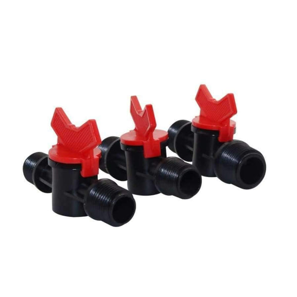 Planet Gates 5 Pcs Plastic Coupling Pipe Irrigation Hose Switch Valve 3 models Switches Garden Watering Supplies External thread