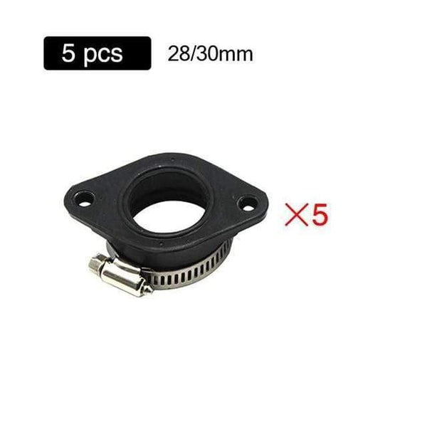 Planet Gates 5 pcs Rubber Motorcycle Carburetor Adapter Inlet Intake Pipe Dirt Bike For MIKUNI OKO KOSO KEIHIN 28 30 32 34 PE28mm PE30mm