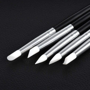 Planet Gates 5 Pcs/Sets Nail Art Pen 2 In 1 Double Ends Dotting Drawing Painting UV Gel Liner Polish Brush Set Nail Art Dotting Tools