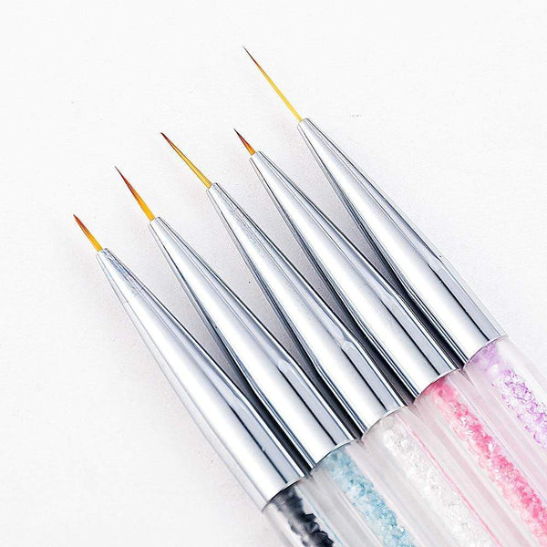 Planet Gates 5 Pcs/Sets Nail Art Pen 2 In 1 Double Ends Dotting Drawing Painting UV Gel Liner Polish Brush Set Nail Art Dotting Tools
