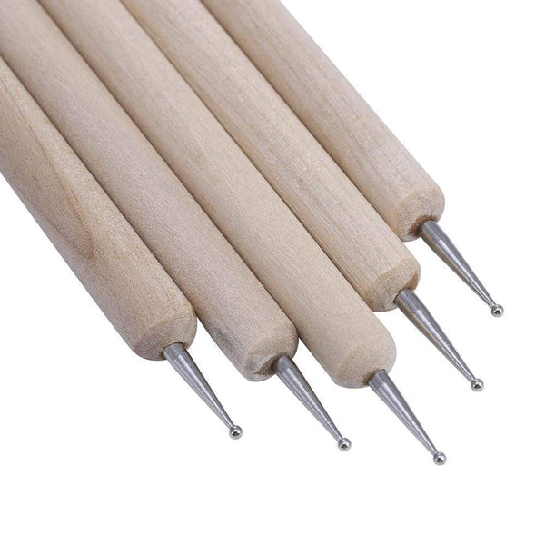 Planet Gates 5 Pcs/Sets Nail Art Pen 2 In 1 Double Ends Dotting Drawing Painting UV Gel Liner Polish Brush Set Nail Art Dotting Tools