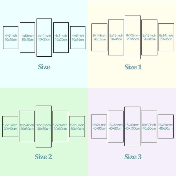 5 piece kitchen food canvas painting food Picture wall picture 5 panels spices living room wall art wall pictures F2381