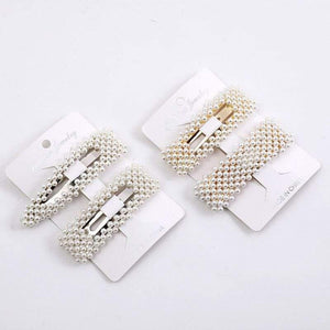 5 Pieces Pearl Hairpin Women's Fashion Soft Pearl Hairpin Hair Stick Girl Hair Clip Hair Clip Set Hair Accessories Jewellery