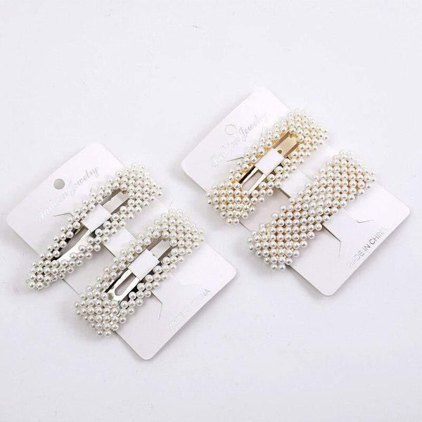 5 Pieces Pearl Hairpin Women's Fashion Soft Pearl Hairpin Hair Stick Girl Hair Clip Hair Clip Set Hair Accessories Jewellery