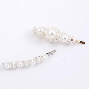 5 Pieces Pearl Hairpin Women's Fashion Soft Pearl Hairpin Hair Stick Girl Hair Clip Hair Clip Set Hair Accessories Jewellery