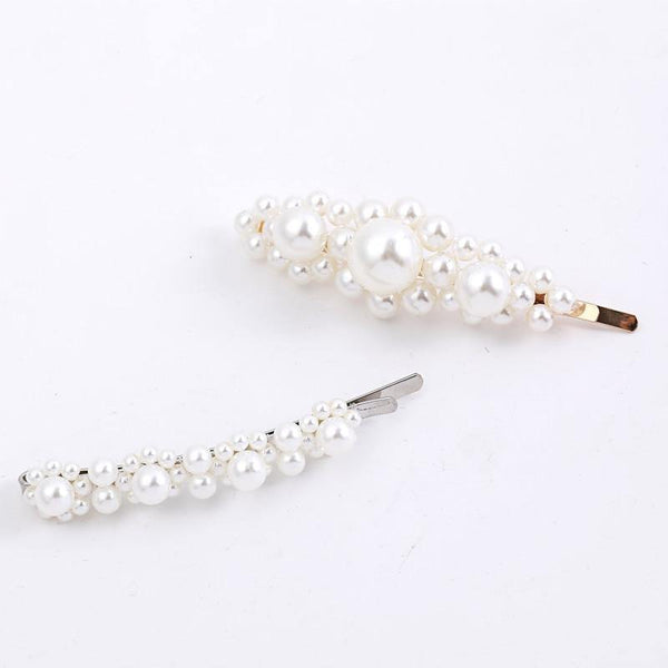 5 Pieces Pearl Hairpin Women's Fashion Soft Pearl Hairpin Hair Stick Girl Hair Clip Hair Clip Set Hair Accessories Jewellery