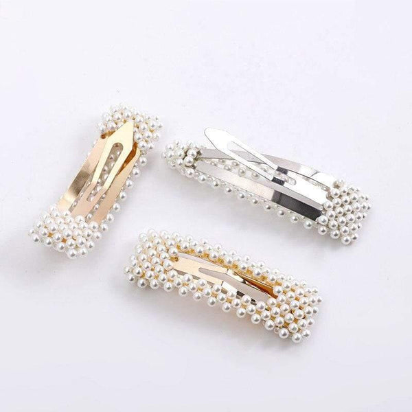 5 Pieces Pearl Hairpin Women's Fashion Soft Pearl Hairpin Hair Stick Girl Hair Clip Hair Clip Set Hair Accessories Jewellery