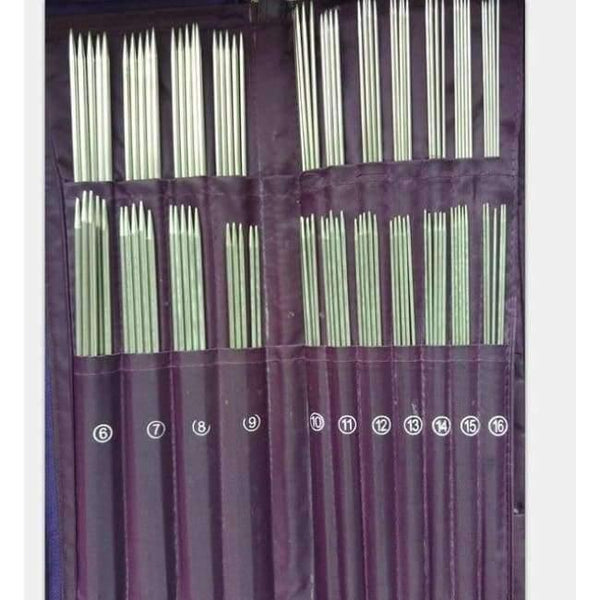 Planet Gates 5 round needle Knitting Double Pointed A Set of stainless steel Knitting Needle Crochet Hooks Circular Needle Hook Needlework Knitted Tool 611