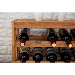 Planet Gates 5 Tier Modern Wooden Wine Rack Cabinet Display Shelf Bar Globe for Home Bar Furniture Oak Wood 25-40 Bottles Wine Rack Holders Storage