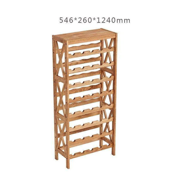 Planet Gates 5 Tier Modern Wooden Wine Rack Cabinet Display Shelf Bar Globe for Home Bar Furniture Oak Wood 25-40 Bottles Wine Rack Holders Storage