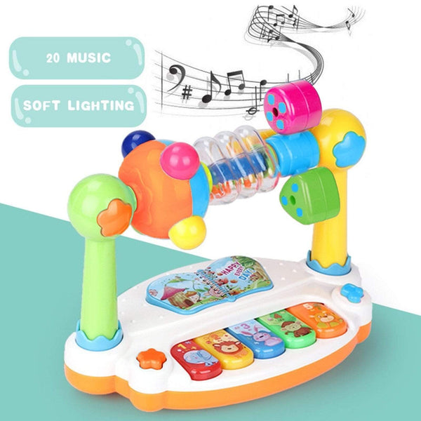Planet Gates 5 Types Farm Animal Sound Kids Piano Music Toy Musical Animals Sounding Keyboard Piano Baby Playing Type Musical Instruments f5