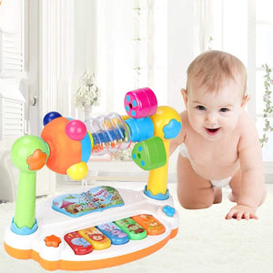 Planet Gates 5 Types Farm Animal Sound Kids Piano Music Toy Musical Animals Sounding Keyboard Piano Baby Playing Type Musical Instruments f5