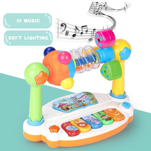 Planet Gates 5 Types Farm Animal Sound Kids Piano Music Toy Musical Animals Sounding Keyboard Piano Baby Playing Type Musical Instruments f5