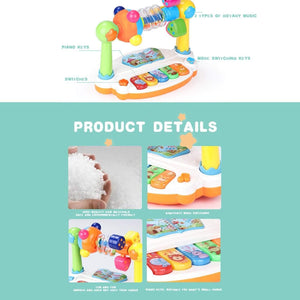 Planet Gates 5 Types Farm Animal Sound Kids Piano Music Toy Musical Animals Sounding Keyboard Piano Baby Playing Type Musical Instruments f5