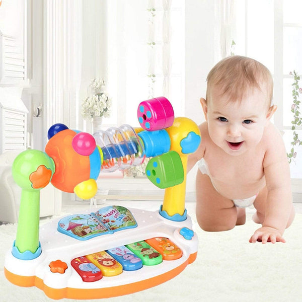 Planet Gates 5 Types Farm Animal Sound Kids Piano Music Toy Musical Animals Sounding Keyboard Piano Baby Playing Type Musical Instruments f5