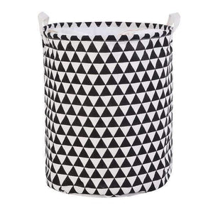 Foldable Closure Laundry Basket Large Capacity Bag Bins Kids Toy Buckets Clothes Organizer Storage Hamper Cotton Linen