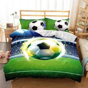 Planet Gates 5 / US twin / China 3D Bedding Set football Print Duvet cover set lifelike bedclothes with pillowcase bed set home Textiles #2-5