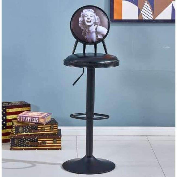 Planet Gates 5 Vintage chairs. American bar stools. Use a high - foot dining chair.