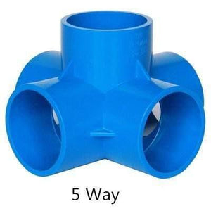 Multifunction Pvc Pipe Connector DIY Shelf Support Joint 3 4 5 6 Way Splitter 20 -50mm Tube Coupler Adapter Garden Pipe Fittings