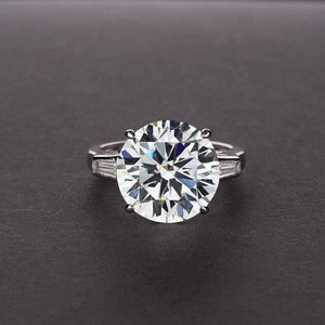 Planet Gates 5 / White 925 Sterling Silver Citrine Gemstone Birthstone Wedding Engagement Diamonds Ring Fine Jewelry Wholesale