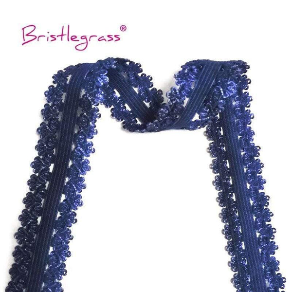 Planet Gates 5 Yard 3/4" 20mm Picot Loop Crown Frilly Lace Trim Elastics Spandex Bands Hair Tie Headband Tutu Dress Sewing Craft