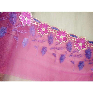 Planet Gates 5 Yards Embroidered Lace Edge Trim Ribbon Wedding Applique DIY Craft Arts Crafts Lace Trimmings For Sewing Supplies