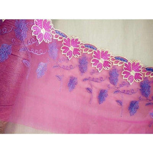 Planet Gates 5 Yards Embroidered Lace Edge Trim Ribbon Wedding Applique DIY Craft Arts Crafts Lace Trimmings For Sewing Supplies