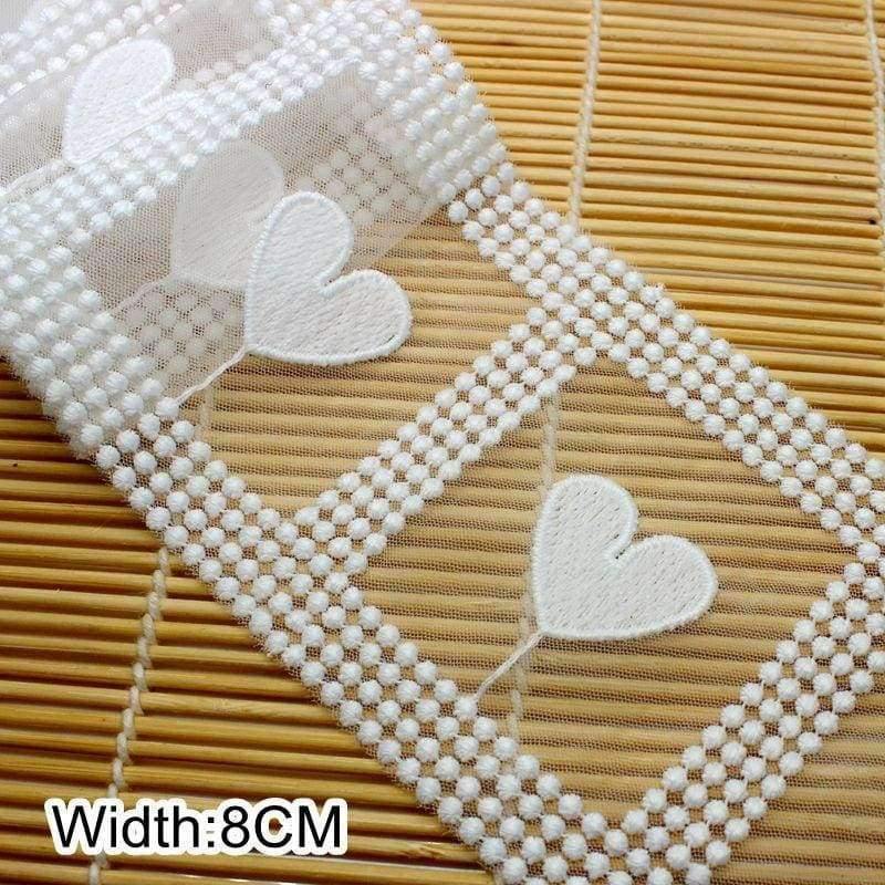 Planet Gates 5 yrds/lot Milk fiber Lace DIY Ribbon Lace for Wedding dress and Gifts Party clothing Decorations Arts Crafts Sewing Home Supply