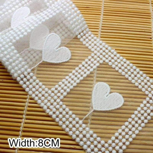 Planet Gates 5 yrds/lot Milk fiber Lace DIY Ribbon Lace for Wedding dress and Gifts Party clothing Decorations Arts Crafts Sewing Home Supply