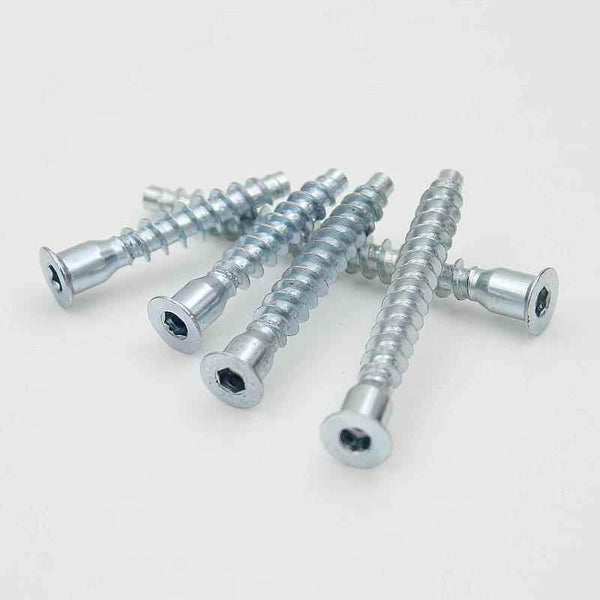 50/100/200/500/1000Pcs/Lot Hex or Pozi Drive Countersunk Head Furniture Confirmat Screws for Wood DIY Knock Down K/D