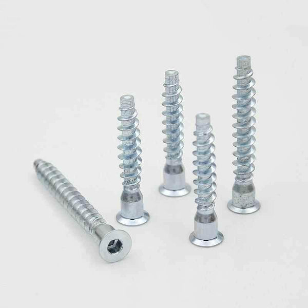 50/100/200/500/1000Pcs/Lot Hex or Pozi Drive Countersunk Head Furniture Confirmat Screws for Wood DIY Knock Down K/D