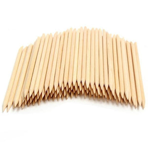 Planet Gates 50/100/200 Pcs Nail Art Design Orange Wood Stick Sticks Cuticle Pusher Remover Manicure Pedicure Care Professional Nail Art Tool