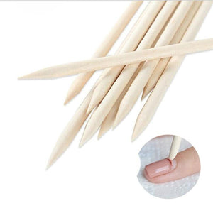 Planet Gates 50/100/200 Pcs Nail Art Design Orange Wood Stick Sticks Cuticle Pusher Remover Manicure Pedicure Care Professional Nail Art Tool