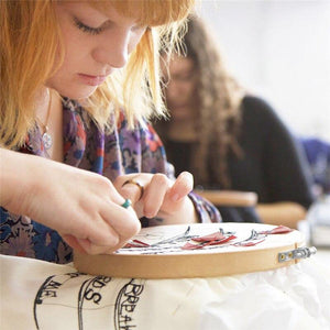 Planet Gates 50/100 Colors Skeins Embroidery Pen Needle Set Thread Punch Stitching Knitting Kit Women Mom DIY Sewing Accessories With Tweezer