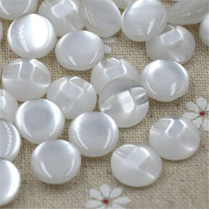 Planet Gates 50/100 Pcs White Transparent/Mixed RESIN Buttons Round Brand Button 12.5MM Coat Boots Sewing Clothes Accessory PT82