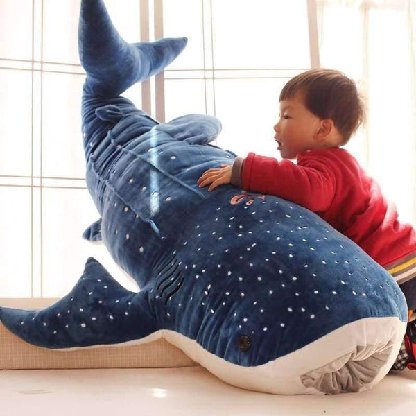 Planet Gates 50/100cm New Style Blue Shark Plush Toys Big Fish Cloth doll Whale stuffed plush animals doll Children Birthday Gift