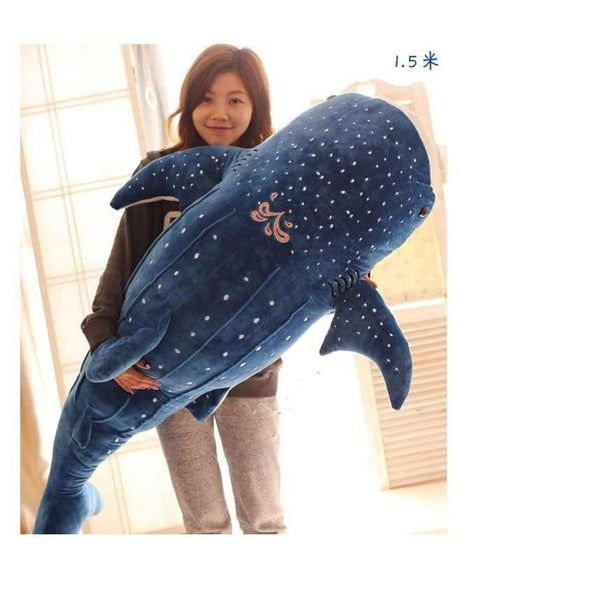 Planet Gates 50/100cm New Style Blue Shark Plush Toys Big Fish Cloth doll Whale stuffed plush animals doll Children Birthday Gift