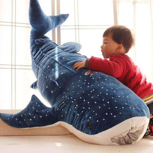 Planet Gates 50/100cm New Style Blue Shark Plush Toys Big Fish Cloth doll Whale stuffed plush animals doll Children Birthday Gift