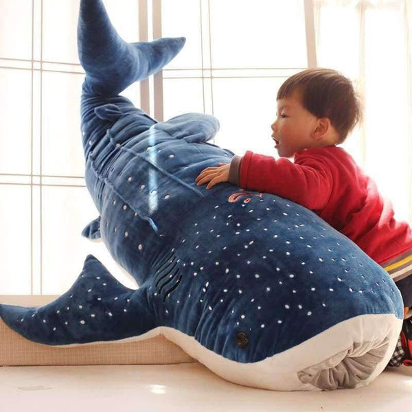 Planet Gates 50/100cm New Style Blue Shark Plush Toys Big Fish Cloth doll Whale stuffed plush animals doll Children Birthday Gift