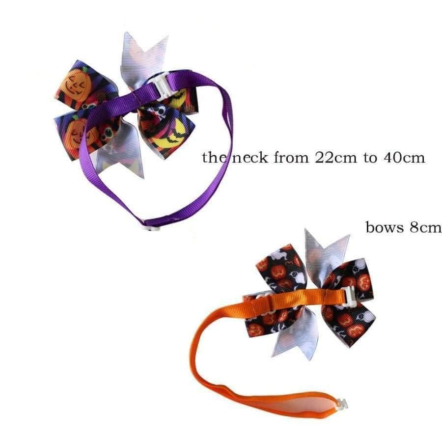 Planet Gates 50/100pc Dog Bow Ties Halloween Christmas Pet Cat Puppy Bowties Neckties  Accessories Dog Holiday Grooming products Supplies