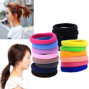 50/100Pcs 35mm Diameter High Elastic Hair Bands for Women Girls Hairband Rubber Ties Ponytail Holder Scrunchies Hair Accessories