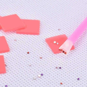 Planet Gates 50/100pcs Diamond Painting Glue Clay Drilling Mud Rhinestone Paste Stick Diamond Embroidery Tool Mosaic Accessories Craft Supply