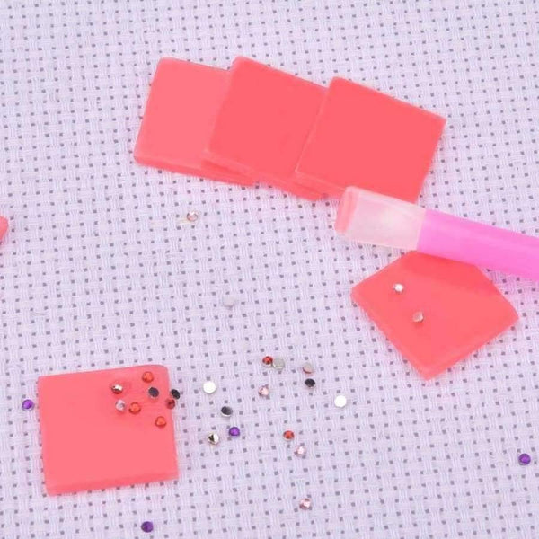 Planet Gates 50/100pcs Diamond Painting Glue Clay Drilling Mud Rhinestone Paste Stick Diamond Embroidery Tool Mosaic Accessories Craft Supply